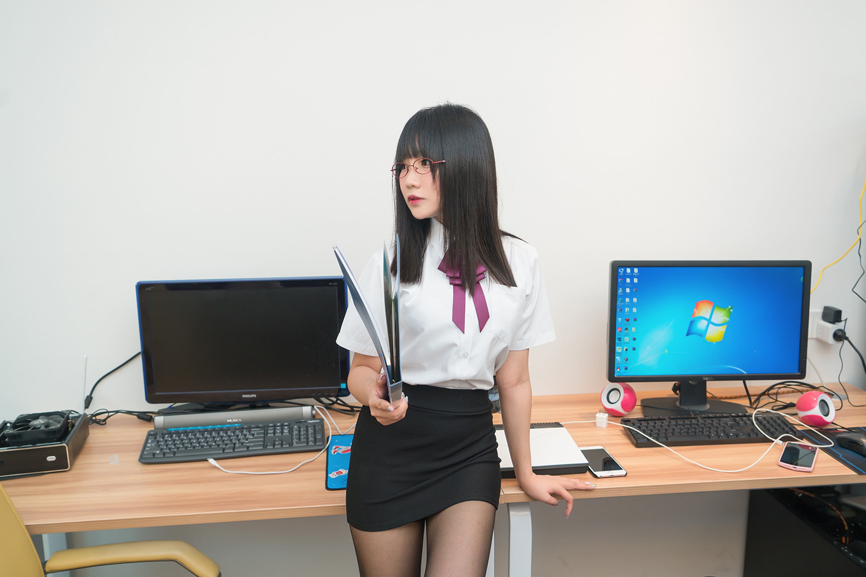 图片[1]-铭铭 Kizami – NO.009 前辈S大课堂 [47P]-XikXak